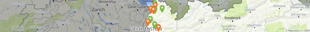 Map view for Pharmacies emergency services nearby Sankt Anton im Montafon (Bludenz, Vorarlberg)